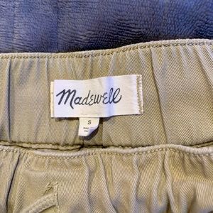 Madewell crop linen pants